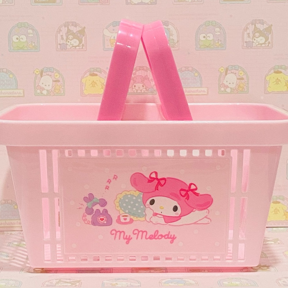 New✨Sanrio My Melody Mini Shopping Basket